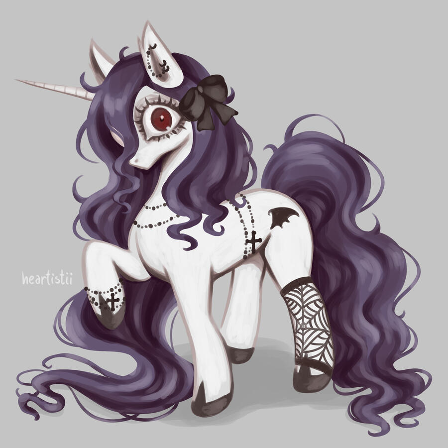 two fullbody artwork of a pony character from soilotia